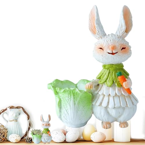 Zuntsutock Kaninchen Figures - Außen Oskinstatue, Kaninchen Hasenstatue Blumentopf - Gartenkunst Sammlung Figuren, Rasen Ornamente Zuntsutock Kaninchen Figures - Außen Oskinstatue, Kaninchen Hasenstatue Blumentopf - Gartenkunst Sammlung Figuren, Rasen Ornamente von Zunetsutock