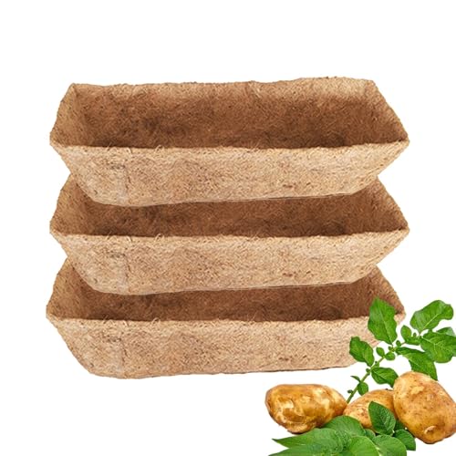 Zuntsutock Kokosnussmatte für einfache -zu-Kokonüsse in Kokosnüssen für Pflanzer, 3 -Stück natürliche Kokosnussfaser-Futter -Coco Coir Korbfutter Fensterbox Futter | Verbessert das Wachstum der Zuntsutock Kokosnussmatte für einfache -zu-Kokonüsse in Kokosnüssen für Pflanzer, 3 -Stück natürliche Kokosnussfaser-Futter -Coco Coir Korbfutter Fensterbox Futter | Verbessert das Wachstum der von Zunetsutock