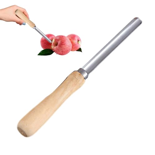 Zuntsutock Pitter aus multifunktionalem Edelstahl - Fruit Corers, Corers Werkzeug Küche | Corers Handbuch mit Holzgriff für et i et i Gemüse juiment Platten der Feier in von Zunetsutock