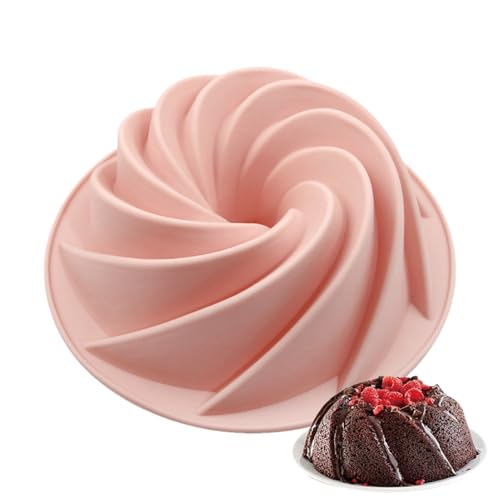 Backform - Silikonmaterial, Nicht -Stick -Wirbelform | Hitzebeständige Formen für Schokolade oder Süßigkeiten, einfache Degrammen -Mini -Kuchenschale für Ofen, Mikrowellen- oder - -Proj von Zunishaone