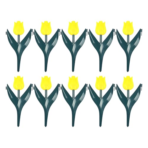 Blumenbeetzaun - 10 Stück Gartenbeetzaun,Pflanzenschutz Als Einsatzbereich Für Bauernhof Poolbereich Garten Spielplatz Tiergehege von Zunishaone