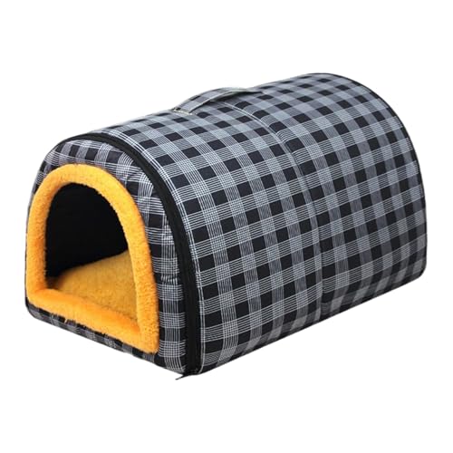 Cabrio Cat Dogbett - Obergrenze Haustierbett, Bequeme Tiermöbel | Ideal für kleine, mittelgroße, große Rassen, Innenhausunterkünfte, Winterwärme, Sommerkomfort, gemütliches Schlafen, Entspannung von Zunishaone