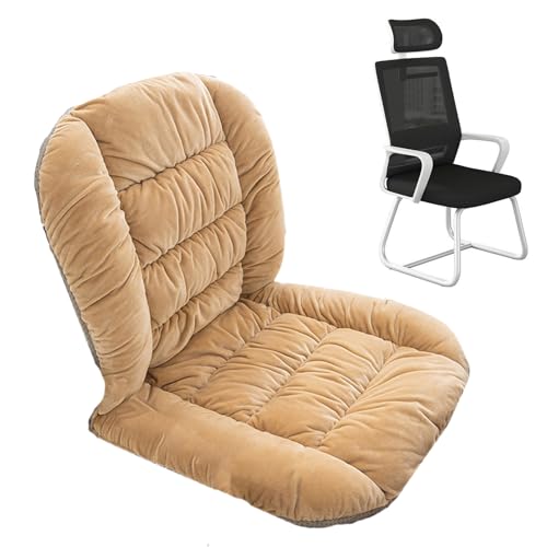 Dorting Sitzkissen mit hoher Rückenlehne, dickes Stuhlkissen, Rückenstütze, maximaler Komfort, dekoratives und praktisches Sitzkissen für Schlafzimmer, Schlafsäle, Sessel u Dorting Sitzkissen mit hoher Rückenlehne, dickes Stuhlkissen, Rückenstütze, maximaler Komfort, dekoratives und praktisches Sitzkissen für Schlafzimmer, Schlafsäle, Sessel u von Zunishaone