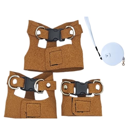 Einstellbare Reptilien -Trainingsleine - PU Leder -Weste, bärtiger Außenausrüstung | Bequeme leichte Struktur sicheres Fit -Design, Explorationsabenteuer -Accessoire für kleine Tiere Einstellbare Reptilien -Trainingsleine - PU Leder -Weste, bärtiger Außenausrüstung | Bequeme leichte Struktur sicheres Fit -Design, Explorationsabenteuer -Accessoire für kleine Tiere von Zunishaone