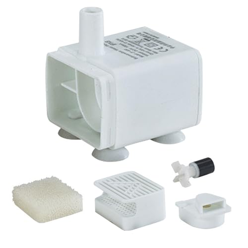 Ersatzpumpe für Katzentrinkbrunnen - Stummer Tauchmotor | Energieeffiziente Zirkulationseinheit, die einen frischen Fluss für Innenwohnungen für Reisen Außenbereich vo Ersatzpumpe für Katzentrinkbrunnen - Stummer Tauchmotor | Energieeffiziente Zirkulationseinheit, die einen frischen Fluss für Innenwohnungen für Reisen Außenbereich vo von Zunishaone