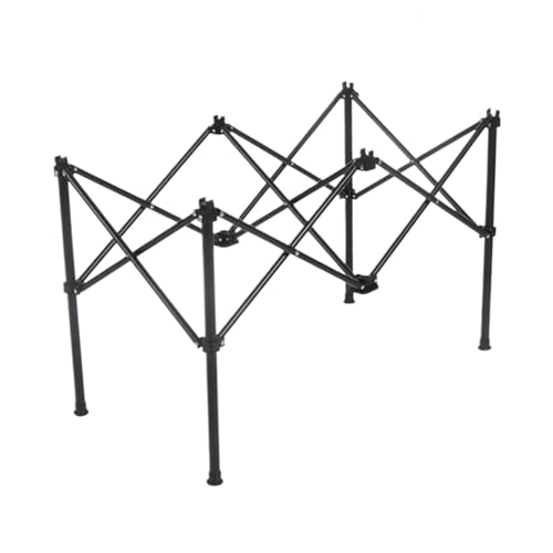 Faltbare Tischhalterung - Starke Rahmencampingschreibtischunterstützung, Tragbare Metallmontage | Klapptisch -Rahmen -Kit, -Picknicktisch Teile Für Road Trip Patio Garden Beach Outdoor Klapptisch von Zunishaone