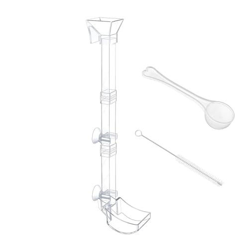 Futterschlauch-Set für Aquarienfische, transparentes Rohr, Futterschale, praktisches Futterröhren-Set für, Futterspender für Fisch mit Tablett, 1 Paar Futterschlauch-Set für Aquarienfische, transparentes Rohr, Futterschale, praktisches Futterröhren-Set für, Futterspender für Fisch mit Tablett, 1 Paar von Zunishaone