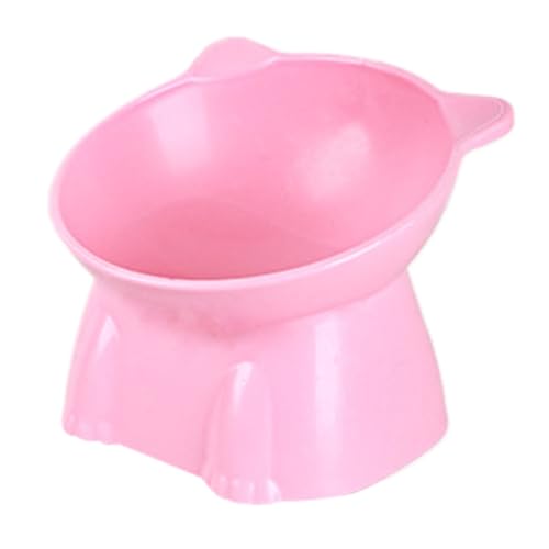 Hochgezogene Katzenfutterschüssel - Erhöhte geneigte Fütterungsschale, ergonomisches Anti -Vomit -Design | Halsbelastung mit Stabiler Basis, leicht zu reinigen, Geschirrspüler sicher für Innenkatzen, von Zunishaone