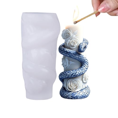 Kerzenherstellungsformen - Flexible Harzgießformen mit hitzebeständiger 3D-Epoxid-Schablone | Geschirrspülmaschine Silikon-Kerzenformwerkzeug sicher für den Handwerker Kerzenherstellungsformen - Flexible Harzgießformen mit hitzebeständiger 3D-Epoxid-Schablone | Geschirrspülmaschine Silikon-Kerzenformwerkzeug sicher für den Handwerker von Zunishaone