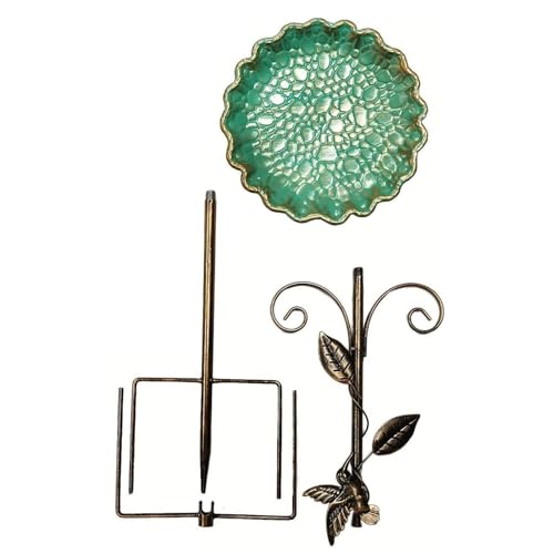 Patio Birdfeeder - Metall im Freien Vogelbad Schüssel, Frost -Proof -Dekoration, Höhenverstellbares Design | Perfekt für Gartendeckbalkon im Hinterhofgarten, Wilde Vogelattraktion, Naturbeobachtung Patio Birdfeeder - Metall im Freien Vogelbad Schüssel, Frost -Proof -Dekoration, Höhenverstellbares Design | Perfekt für Gartendeckbalkon im Hinterhofgarten, Wilde Vogelattraktion, Naturbeobachtung von Zunishaone