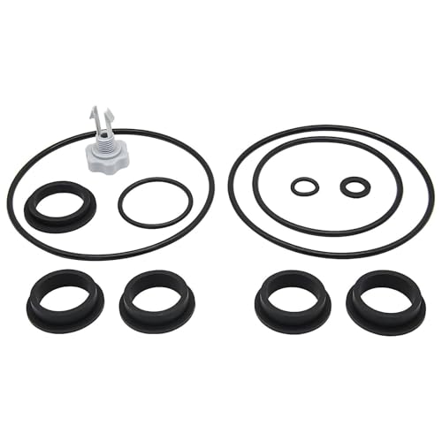 Sandfilterteile - Reparaturset, Poolpumpendichtungen | 12-teiliger Austauschfilter-e mit Luftventilen und Dichtungen, kompatiblen Teile für die Wartung des Poolfiltersystems und sauberer Wasserl Sandfilterteile - Reparaturset, Poolpumpendichtungen | 12-teiliger Austauschfilter-e mit Luftventilen und Dichtungen, kompatiblen Teile für die Wartung des Poolfiltersystems und sauberer Wasserl von Zunishaone