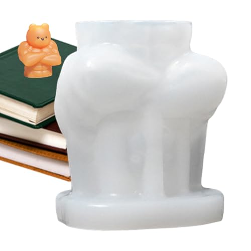 Zunishaone Bären-Silikonform, Silikonbärenform, 3D-Muskel-Making-Formen, handgefertigte Bastelbedarf, Kunsthandwerk Werkzeuge für Kerzendekoration, Zunishaone Bären-Silikonform, Silikonbärenform, 3D-Muskel-Making-Formen, handgefertigte Bastelbedarf, Kunsthandwerk Werkzeuge für Kerzendekoration, von Zunishaone