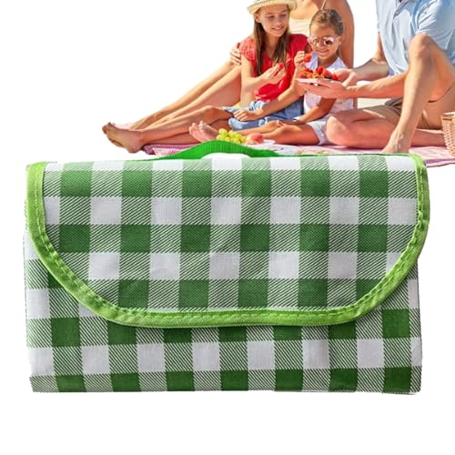 Zunishaone Dicke, wasserdichte Picknick-Matte – faltbare Reisedecke, Strandpark-Teppich, Outdoor-Bodenabdeckung, robuste Matte für Gartenpartys, Camping-Abenteuer oder Wanderruhe, Verwendung auf Gras von Zunishaone