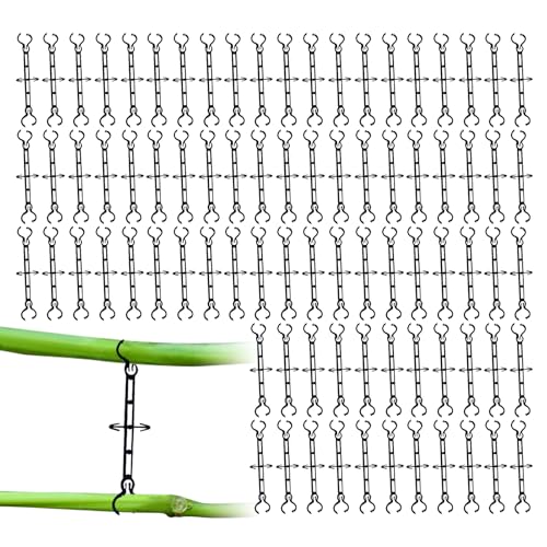 Zunishaone Etiketten für Gartenpflanzen, 100 Stück Etiketten für Pflanzen Bäume mit Clip | Werkzeug zur Identifizierung von Namen mit flexiblen Markierungen für Obst- und Gemüsepflanzen von Zunishaone