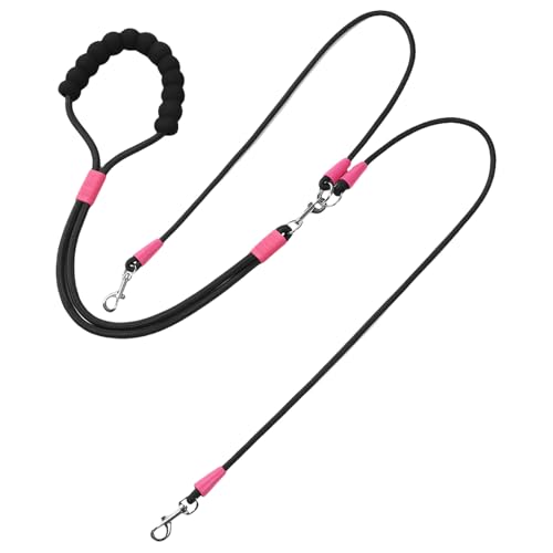 Zunishaone Hundeleine für zwei Welpen, doppelte Leine für Haustiere, mit verhedderungsfreiem Design, Trainingswerkzeug mit ergonomischem Griff, verstellbare Länge, für kleine und mittelgroße Rassen Zunishaone Hundeleine für zwei Welpen, doppelte Leine für Haustiere, mit verhedderungsfreiem Design, Trainingswerkzeug mit ergonomischem Griff, verstellbare Länge, für kleine und mittelgroße Rassen von Zunishaone