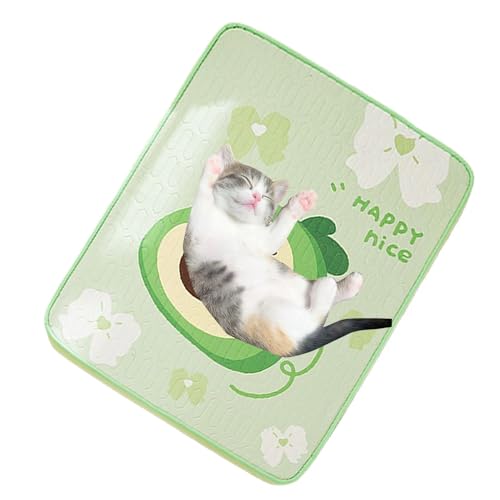 Zunishaone Kühlmatte für Hunde, Kühlmatte für Haustiere, Kühlmatten für Haustiere, leicht waschbar, atmungsaktive Katzenmatte für den Fußboden von Zunishaone