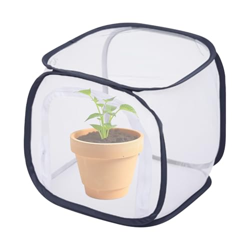 Zunishaone Mesh Pflanzgehege | Pflanzengitter Outdoor Pop Gehege | Faltbarer Käfig mit fliegensicherem Schutz für Obst Gemüse Blumen Hochbeete Gewächshaus von Zunishaone