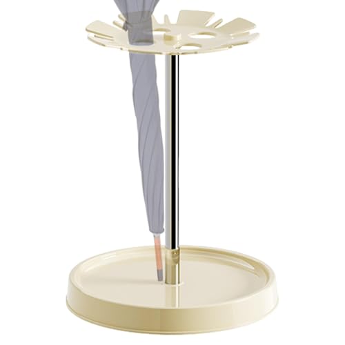 Zunishaone Runder Schirmständer - Großer Ständer mit 4 Steckplätzen, freistehend | Stabiler Regenschirmständer für lange und kurze Regenschirme, perfekt für Flure, Wohnzimmer und Eingänge von Zunishaone