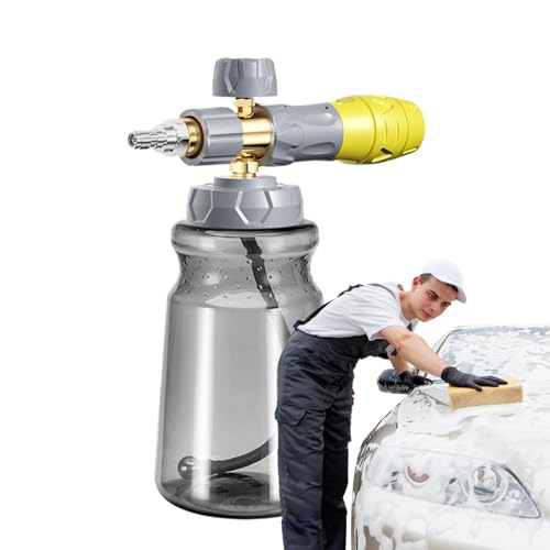Zunishaone Schaumkanone für Autowäsche, Gartenschlauch aus Schaumstoff, Gartenschlauchspender 1000 ml, Hochdruck-Wasserspray für Zunishaone Schaumkanone für Autowäsche, Gartenschlauch aus Schaumstoff, Gartenschlauchspender 1000 ml, Hochdruck-Wasserspray für von Zunishaone