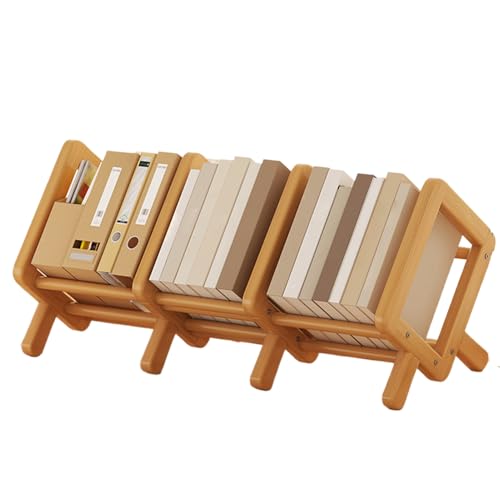 Zunishaone Schreibtisch, Desktop -| Erweiterbarer Schreibtisch Organizer Bookshelf - Multifunktionales Bücher, platzsparende Lesen Nook Organisation für Home Library Student Study Table von Zunishaone