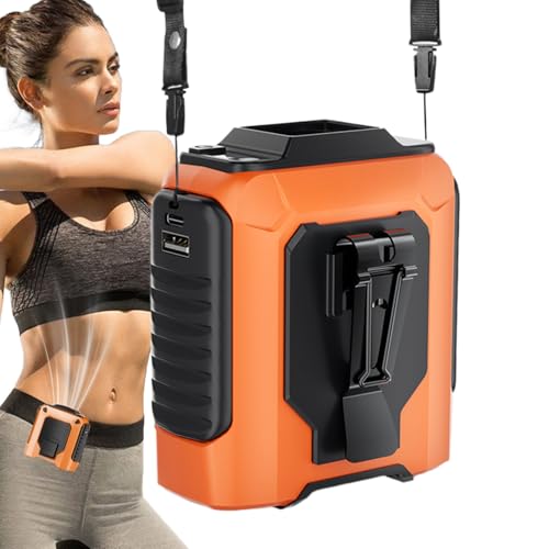 Zunishaone Taille Ventilator - 5-Gang-Gürtelclip-Personalfan | Starker Luftstrom Multifunktional Für Wandern Spazieren Rucksacktouren Klettern Zunishaone Taille Ventilator - 5-Gang-Gürtelclip-Personalfan | Starker Luftstrom Multifunktional Für Wandern Spazieren Rucksacktouren Klettern von Zunishaone