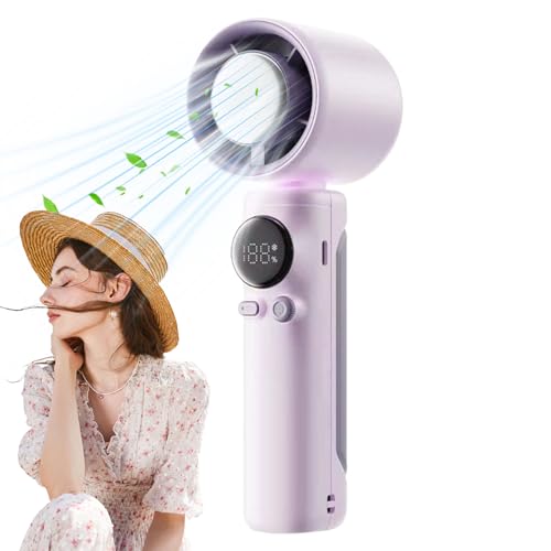 Zunishaone Tragbarer Ventilator – Taschenkühler, Luftzirkulator | Hochgeschwindigkeits-Handventilator mit wiederaufladbarem Akku, effiziente Kühllösung für Outdoor-Events, Reiseabenteuer und von Zunishaone