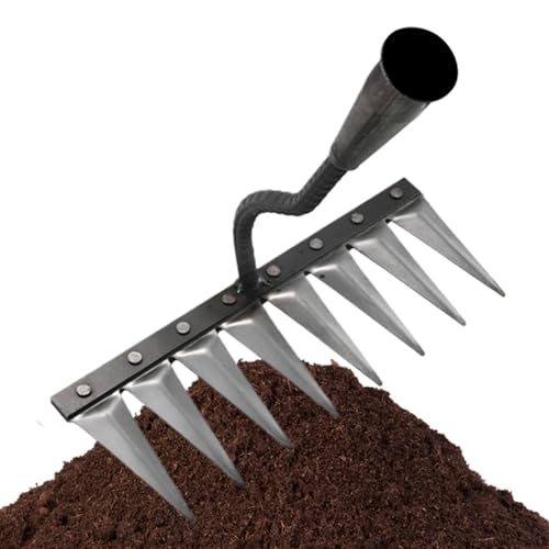 Zunishaone Weeder Gartenhandgerät, Unkrautstecher, manuelles Unkrautstecher aus Kohlenstoffstahl, zum Entfernen von Rasen Zunishaone Weeder Gartenhandgerät, Unkrautstecher, manuelles Unkrautstecher aus Kohlenstoffstahl, zum Entfernen von Rasen von Zunishaone