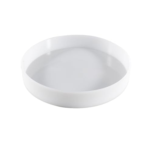 ße runde Harzform - Silikongussschale, Art Ornament | Epoxy Charcuterie Board Formular, Crafting Home Decoration Tool für Tafel Coaster Wall Display Handgefertigte Design -Setup -Projekt von Zunishaone