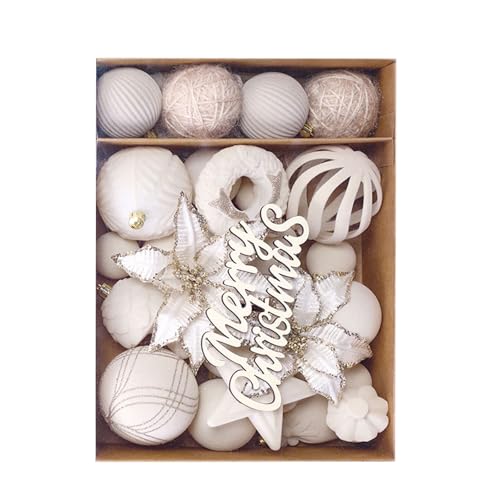 1 Box Weihnachtsball Ornament Baum Dekorationen Bruchsicheres Hängen Für Urlaubsdekoration Innenraum von Zuoeay