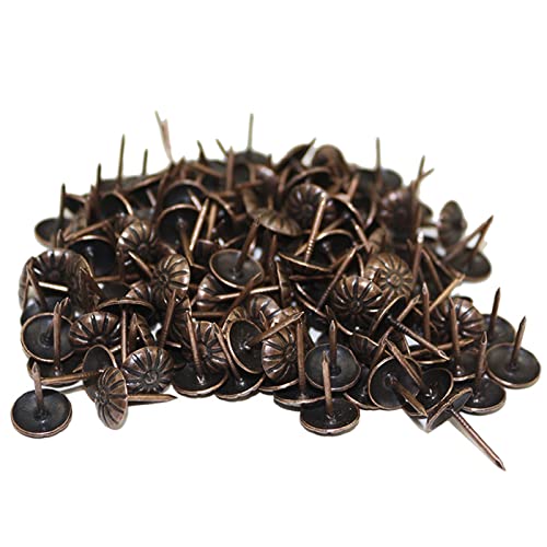100 Stück Runde Dekorative Tacks Antique Polsterei Nägel Metall Daumen Tacks Sortiment Kit Für Möbeldekoration Antique Möbel Nägel 100 Stück Runde Dekorative Tacks Antique Polsterei Nägel Metall Daumen Tacks Sortiment Kit Für Möbeldekoration Antique Möbel Nägel von Zuoeay