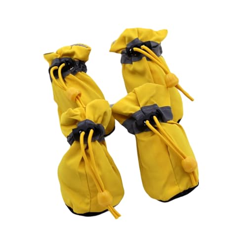 2 Paar Hunde Socken Füße Abdecken Haustier Winterschuhe Skidproof Die Outdoor Stiefel Außenstiefel Für Große Bis Kleine Hundepfoten Schutz von Zuoeay