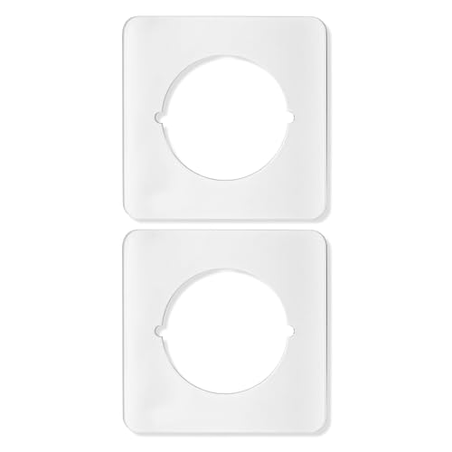 2pcs Edelstahl Türverriegelungsreparaturverstärkungsgriffe Befestigungsabdeckungen Füllplattenknopfplatten Edelstahl Kits von Zuoeay