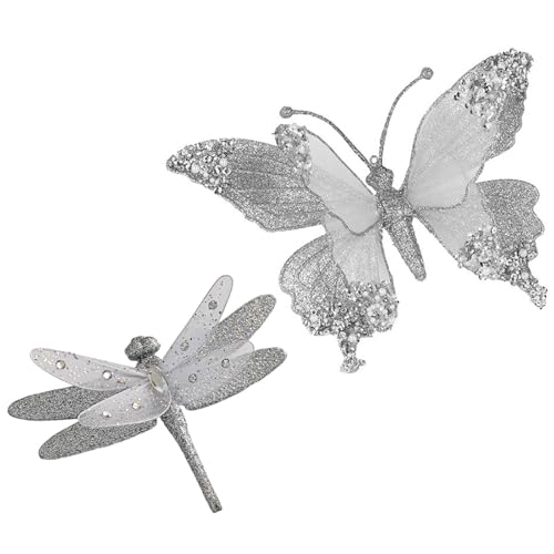2pcs Weihnacht Schmetterling Libellen Geformte Plastikhänge Für Innenräume Freien Freien Urlaub Party Dekoration Schmetterling Weihnachtsbaumbehänge 2pcs Weihnacht Schmetterling Libellen Geformte Plastikhänge Für Innenräume Freien Freien Urlaub Party Dekoration Schmetterling Weihnachtsbaumbehänge von Zuoeay