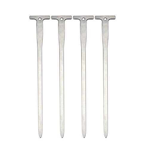 4pcs Long Tent Peg Edelstahl Stahl Stakes Fest von Zuoeay