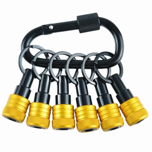 6pcs 1/4inch Hexagon Shank Aluminium Schraubendreher Bithalter Schnellwechselnde Verlängerungsstange Schlüsselanlagen Bohrschraubenadapter Shank Adapter 6pcs 1/4inch Hexagon Shank Aluminium Schraubendreher Bithalter Schnellwechselnde Verlängerungsstange Schlüsselanlagen Bohrschraubenadapter Shank Adapter von Zuoeay