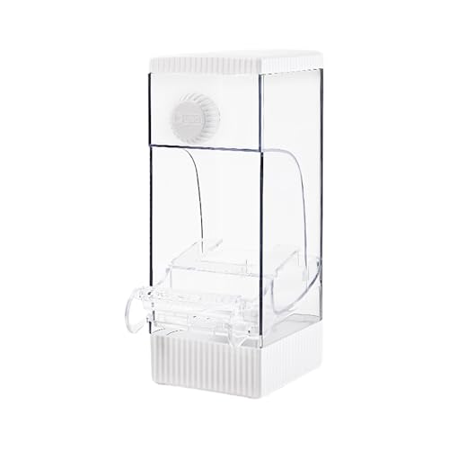 Acrylvogel Feeder Hängen Klarer Automatischer Lebensmittelspender Für Vogelkäfig Fütterungsvorrichtungen Käfigmontierte Automatische Vogel von Zuoeay