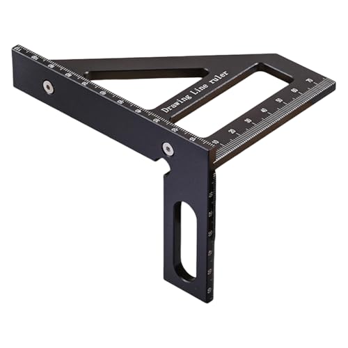 Aluminium Dreieckiges Quadrat Lineal Messwerkzeug 45 90 Grad Für Genaue Positionierung Und Kennzeichnung Bei Ingenieurprojekten Fehler Reduzierte Konstruktionslayout Messanzeige Aluminium Dreieckiges Quadrat Lineal Messwerkzeug 45 90 Grad Für Genaue Positionierung Und Kennzeichnung Bei Ingenieurprojekten Fehler Reduzierte Konstruktionslayout Messanzeige von Zuoeay