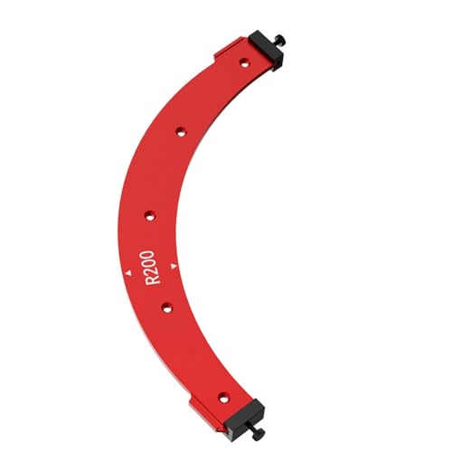 Aluminium Eckradius Vorlagen Große Bögenform Schneiden Hilfsmittel Trimmecke R100/R150/R200/R250/R300 Tragbarer Radius von Zuoeay
