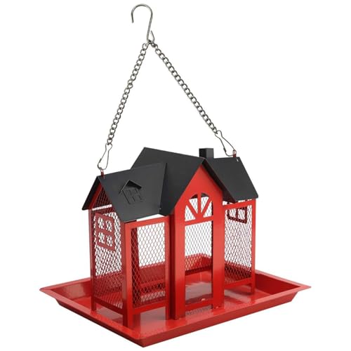 Anti Eichhörnchen Metall Wildvogel Fütterungsstationen Weitdach Schutz Trockener Konservierung Für Gartenvögel Rostfeste Metallvogelfutterhäuscheln Anti Eichhörnchen Metall Wildvogel Fütterungsstationen Weitdach Schutz Trockener Konservierung Für Gartenvögel Rostfeste Metallvogelfutterhäuscheln von Zuoeay