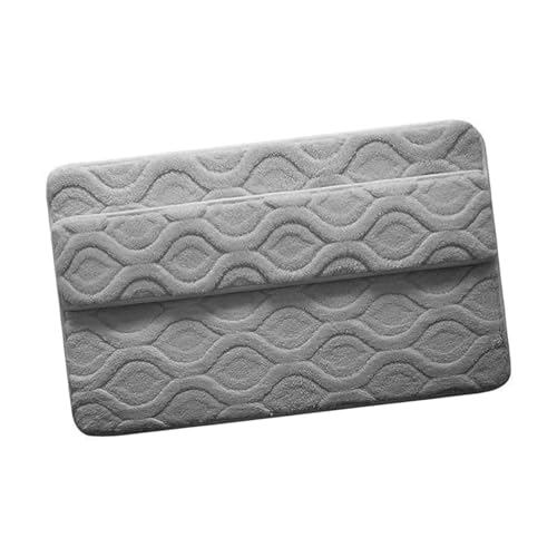 Badezimmermatte Polyester Fußmatboden Für Hausschlupffest Rücken Floormat Leicht Zu Reinigen Und Die Staubkontrolle Aufrechtzuerhalten von Zuoeay