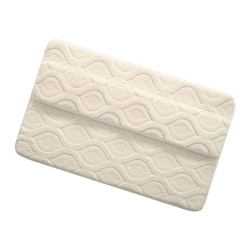 Badezimmermatte Polyester Fußmatboden Für Hausschlupffest Rücken Floormat Leicht Zu Reinigen Und Die Staubkontrolle Aufrechtzuerhalten von Zuoeay