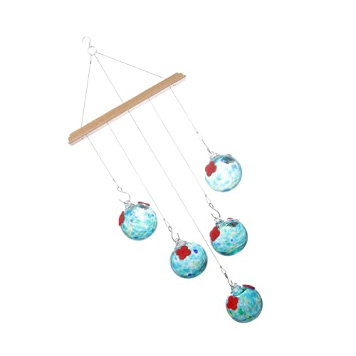 Clear Glass Hummingbird Feeder Splittersicheres Außendesign Und Leckschutz Für Garten Vogelbeobachter Ungiftiger Vogelfuttermittel Für Gärten von Zuoeay