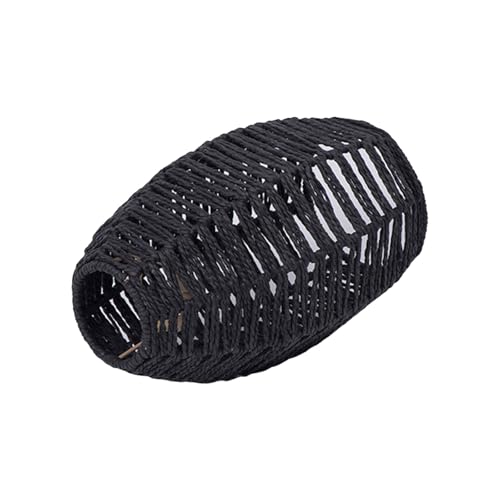 Deckenpendelleuchte Lampenschattenabdeckungen Imitation Rattan Gewebt von Zuoeay