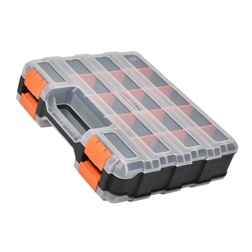 Double Side Tools Box Hardware Tool Container Bin Kleine Teile Aufbewahrungskoffer Kunststoff Sortierkasten Für Garagen Workshop von Zuoeay
