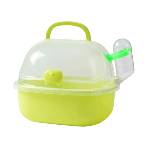 Durchlässige Kleine Haustierkäfig Leichtgewicht Hamster Box Bequemer Hamster Käfig Für Rennmäuse Kaninchen Hedgehogs Eichhörnchen Haustierliebhaber Travel Accessoire von Zuoeay