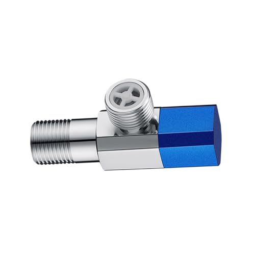 Hochströme Winkelventile 1/2 "Wasserflüsse Steuerrohrschalter Heiß/kalt Herunterfahren Restriktor Messingwinkel Stoppventile von Zuoeay