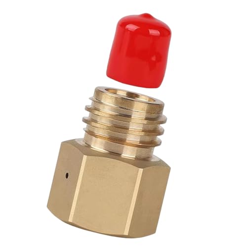 Leckfeste Messinggasadapter Kopplung TR21 4 Bis TR21 3 Präzise Schnittstellen Korrosions Resistent Für Industrie CO2 Systeme Industrial Tool Messing Adapter von Zuoeay