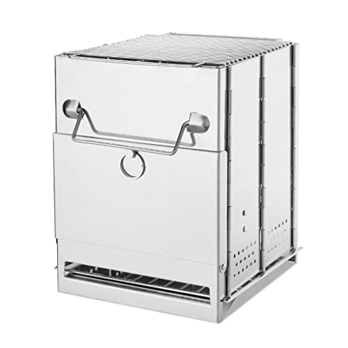 Outdoor Brennholz Herd Tragbare Camping Picknick Barbecue Fahrt Klickstahl Holzkohle Kochen Kochen Freien von Zuoeay