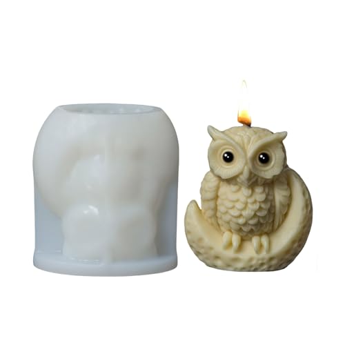 Owl Tabletop Ornament Form Thema Kerze Seifenform Epoxidharzform Für Schmuckherstellung Und Handgefertigtes Handwerk Wiederverwendbares Silikonform Owl Tabletop Ornament Form Thema Kerze Seifenform Epoxidharzform Für Schmuckherstellung Und Handgefertigtes Handwerk Wiederverwendbares Silikonform von Zuoeay