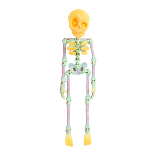 Posiable Skeleton Kühlschrank Magnete Figur Halloween Dekoration Mit Artikuliertem Gelenk Für Den Kühlschrank Halloween Dekorationen von Zuoeay